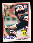 1978 Topps Bsbl. #36 Eddie Murray RC