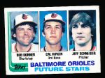 1982 Topps Bsbl. #21 Bonner/ Cal Ripken, Jr. RC/ Schneider