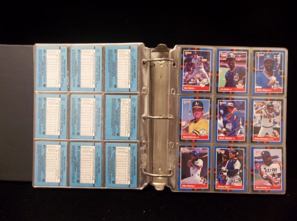 1988 Donruss Bsbl.- 1 Complete Set of 660 Cards in Sheets/Binder