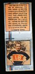 1933 Diamond Matchbooks Ftbl. Silver- Dale Burnett, New York Giants