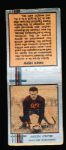 1933 Diamond Matchbooks Ftbl. Silver- Orien Crow, Boston Redskins