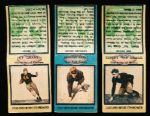 1934 Diamond Matchbooks Ftbl.- 3 Diff. Covers