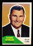 1960 Fleer Ftbl. #116 Hank Stram RC, Texans