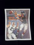 1970 Topps Ftbl. Posters- #11 Dick Butkus, Bears