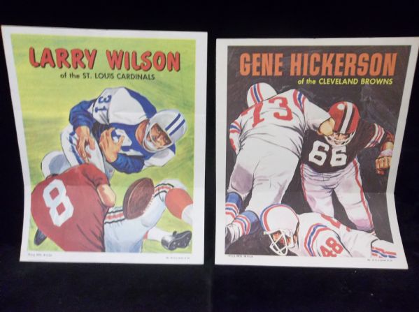 1970 Topps Ftbl. Posters- 5 Diff. Posters