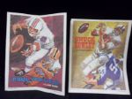 1970 Topps Ftbl. Posters- 5 Diff. Posters