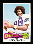 1975 Topps Ftbl. #65 Drew Pearson RC- 3 Cards