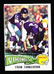 1975 Topps Ftbl. #400 Fran Tarkenton- 4 Cards