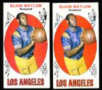 1969-70 Topps Bskbl. #35 Elgin Baylor, Los Angeles- 2 Cards
