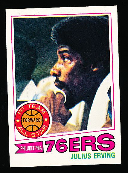 1977-78 Topps Bskbl. #100 Julius Erving, 76ers