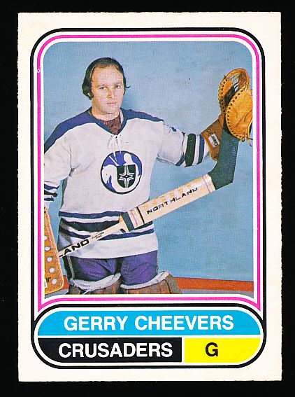 1975-76 O-Pee-Chee WHA Hockey #20 Gerry Cheevers, Crusaders