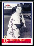 2001 Fleer Red Sox 100th Bsbl. #38 Johnny Pesky- Autographed