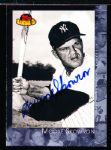 2001 Topps American Pie Bsbl. #62 Moose Skowron, Yankees- Autographed