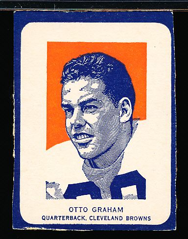 1952 Wheaties Ftbl.- Otto Graham Portrait, Browns