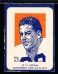1952 Wheaties Ftbl.- Otto Graham Portrait, Browns