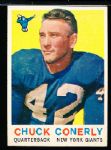 1959 Topps Ftbl. #65 Chuck Conerly, Giants