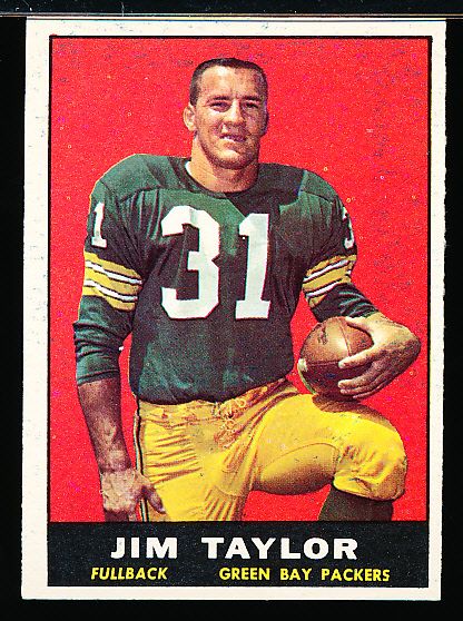 1961 Topps Ftbl. #41 Jim Taylor, Packers