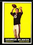 1961 Topps Ftbl. #145 George Blanda, Oilers