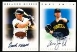 1996 Leaf Signature Bb- “Autographs”- 2 Diff. Pittsburgh Pirates