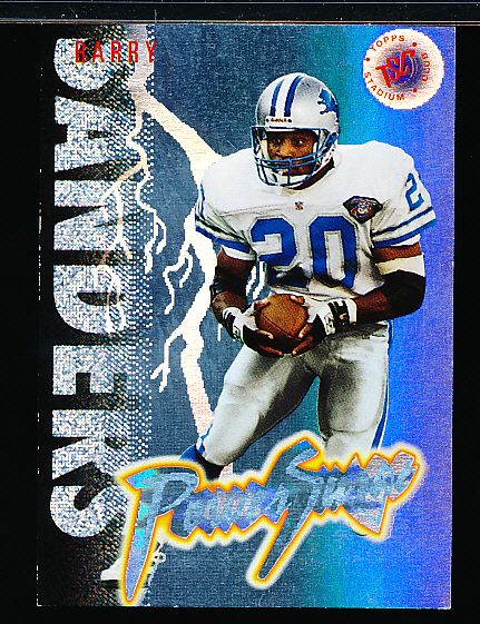 1995 Stadium Club Ftbl.- “Power Surge”- #P5 Barry Sanders, Lions