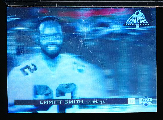 1995 Upper Deck Ftbl.- “Pro Bowl” Insert- #PB4 Emmitt Smith, Cowboys
