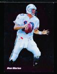 1996 Fleer Football- “Statistically Speaking” Insert- #7 Dan Marino, Dolphins