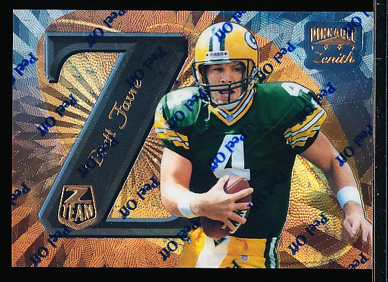 1997 Zenith Ftbl.- “Z-Team Promos”- #ZT11 Brett Favre, Packers