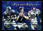 1998 Finest Ftbl.- “Finest Salute”- #FS Terrell Davis/ John Elway/ Randy Moss