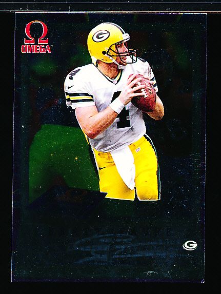 1998 Pacific Omega Ftbl.- “Online” Insert- #12 Brett Favre, Packers