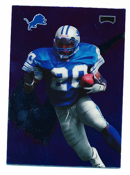 1998 Playoff Prestige Ftbl.- “Checklists” Inserts- Barry Sanders, Lions