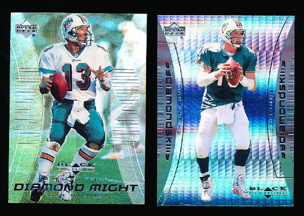 1999 Black Diamond Ftbl.- 2 Diff. Dan Marino Inserts
