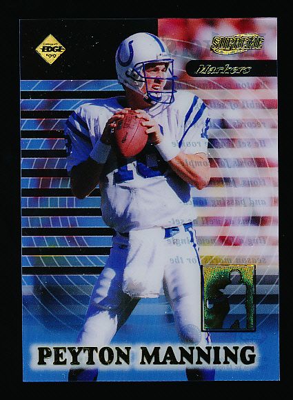 1999 Collector’s Edge Supreme Ftbl.- “Markers” Insert- #M4 Peyton Manning, Colts