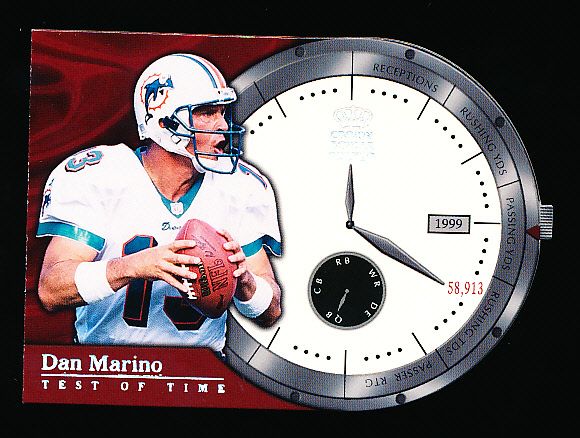 1999 Crown Royale Ftbl.- Test of Time”- #9 Dan Marino, Dolphins
