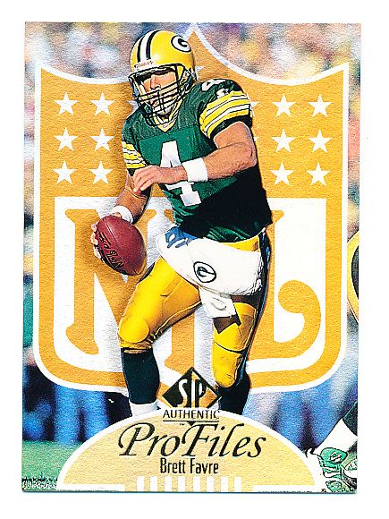 1999 SP Authentic Ftbl.- “ProFiles”- #P4 Brett Favre, Packers