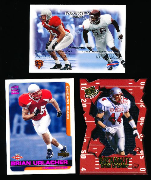 2000 Brian Urlacher- 4 Diff. Rookies