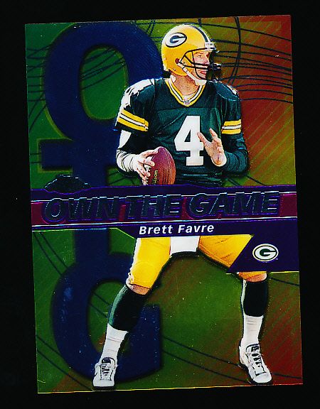 2002 Topps Chrome Ftbl.- “Own the Game” Insert- #OG4 Brett Favre, Packers