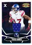2008 Donruss Gridiron Gear Ftbl.- “Playbook Jerseys X’s”- #65 Plaxico Burress, Giants- #2/100