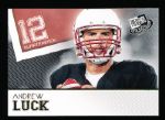 2012 Press Pass Ftbl.- #30 Andrew Luck- 2 Diff. (1 Gold, 1 Silver)