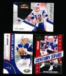 Tom Brady- ’07-’09 Threads “Century Stars” Inserts- 1 From All Three Years!