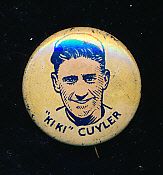 1930 Cracker Jack Bsbl. Pins- Kiki Cuyler