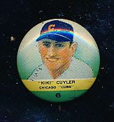 1932 Tattoo Orbit Gum Bsbl. Pins #6 Kiki Cuyler, Cubs