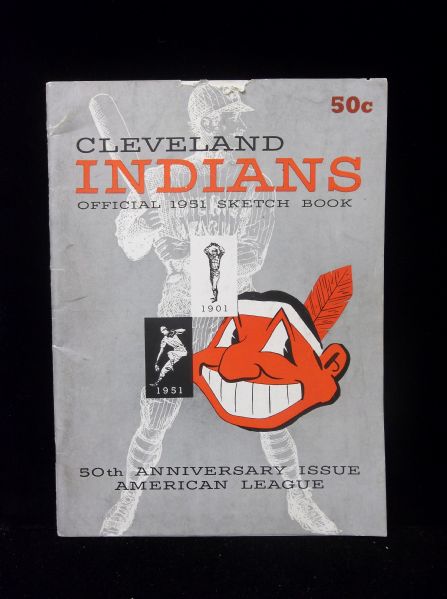 1951 Cleveland Indians Bsbl. Yearbook