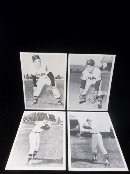 1960 Cleveland Indians Picture Pack- 23 Diff. 6-½” x 9” B/W Photos