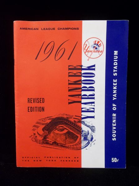 1961 New York Yankees Revised Bsbl. Yearbook