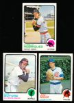 1973 Topps Bsbl.- 7 Diff. Wrong Back Cards