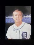 Al Kaline Autographed Color 8-½” x 11” Detroit Tigers Bsbl. Photo- JSA Authenticated