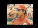 Tony Perez Autographed Color 8” x 10” Cincinnati Reds Bsbl. Photo- JSA Authenticated