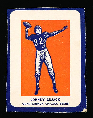 1952 Wheaties Ftbl.- Johnny Lujack In Action