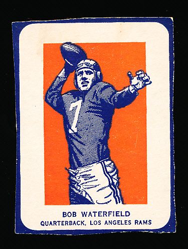 1952 Wheaties Ftbl.- Bob Waterfield In Action