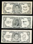 1962 Topps Ftbl. “Football Bucks”- 8 Diff.